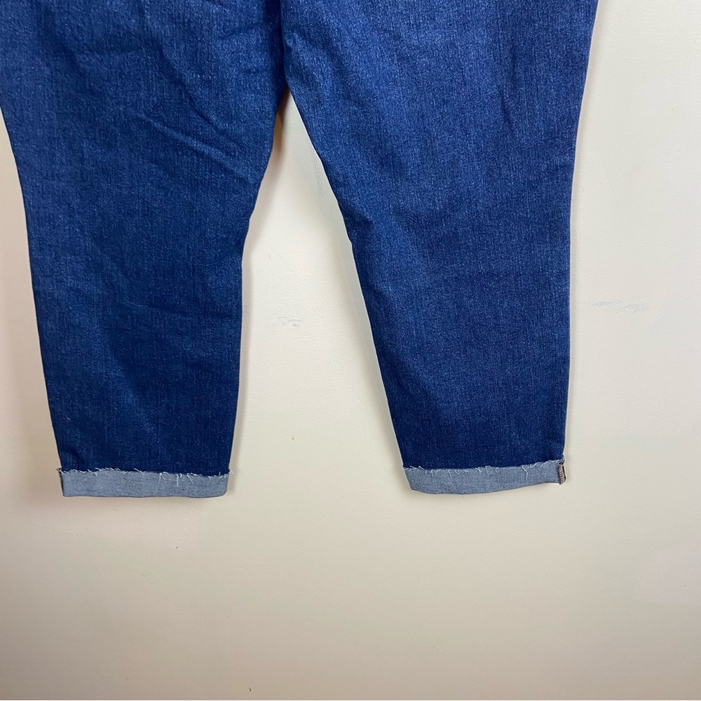 Nicole Miller Women’s High Rise Skinny Crop Cuffed Denim Jeans‎ Distressed 14 - Picture 7 of 9